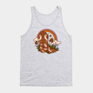 Halloween Cowboy Boots Tank Top